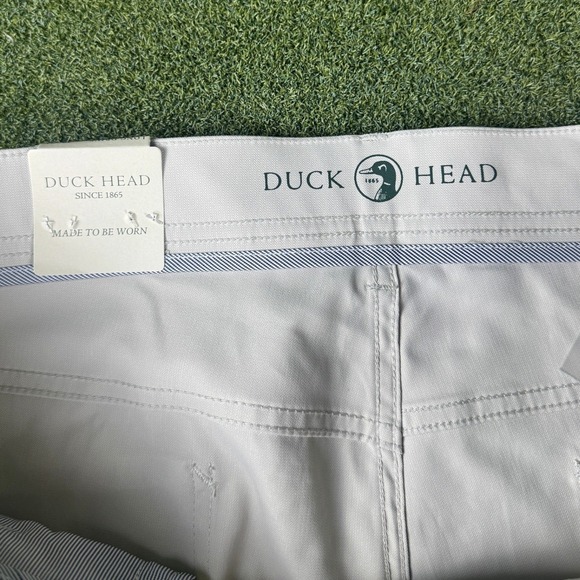Duck Head NWT Performance Chino Pants Mens 38x34 Stone Khaki Stretch - Picture 6 of 12